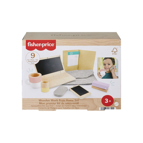 Fisher Price Wooden Work From Home Set